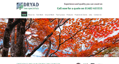 Desktop Screenshot of dryad-trees.co.uk