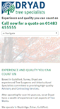 Mobile Screenshot of dryad-trees.co.uk